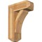 Ekena Millwork Thorton Craftsman Rough Sawn Bracket w/ Offset Brace, Western Red Cedar, 8"W x 20"D x 28"H BKT0806X20X28THR04RWR - alternate 1